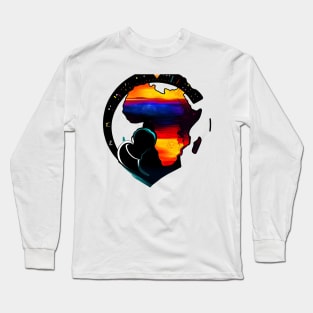 All started in Africa Long Sleeve T-Shirt